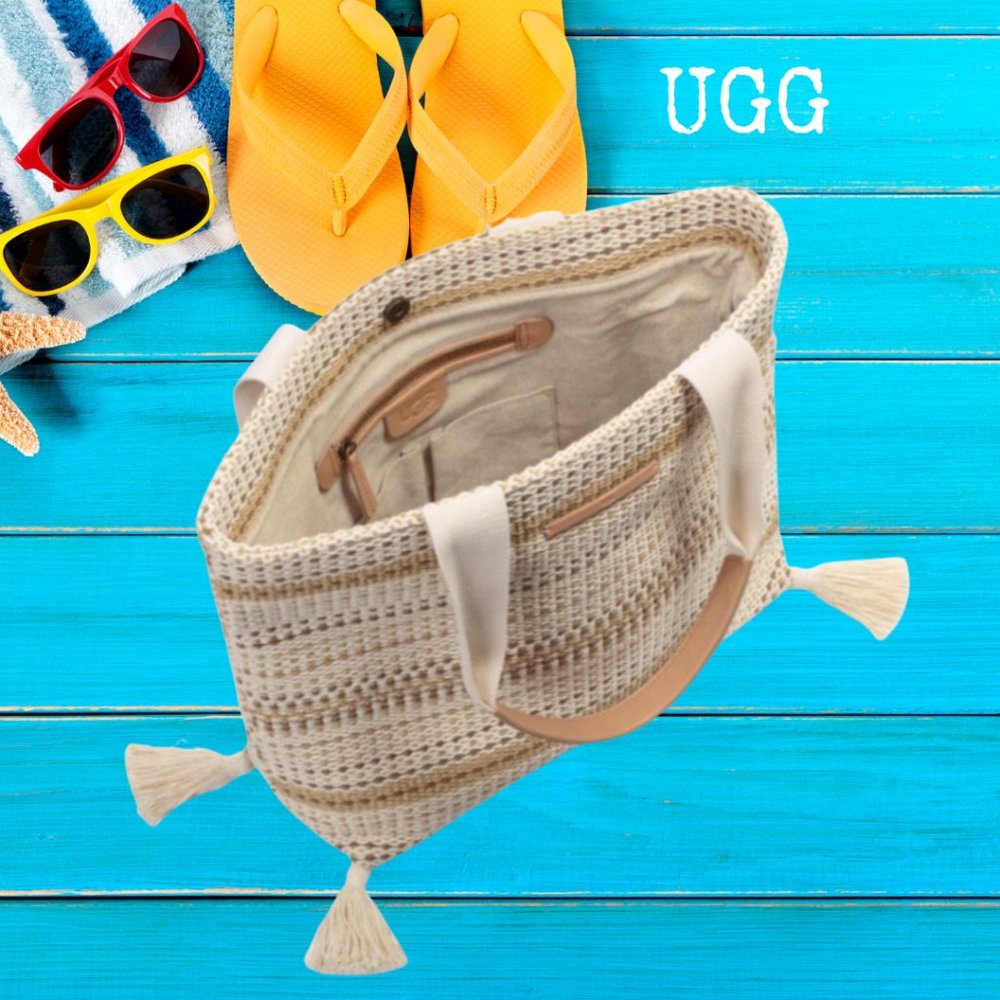 UGG Julia Perfect Summer Beach Woven Tote Bag